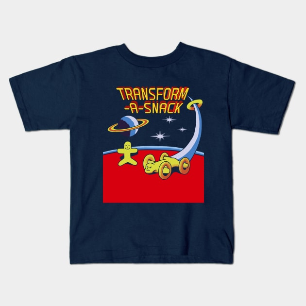 Transform-a-snack - Spicy Kids T-Shirt by InflictDesign